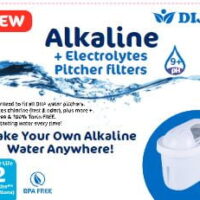 DIJA Alkaline Pitcher Filter Replacement 1ct, White