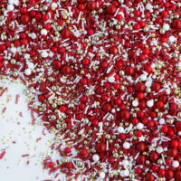 Sprinkle Sprinkles Gold Rush Sprinkle Mix | Red Sprinkles | Gold Sprinkles | Valentine Sprinkles | 4 oz
