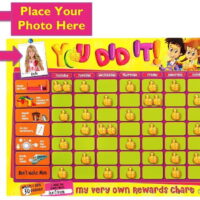 Magnetic Reward Behavior Chore Chart for Kids/Toddlers, Dry Erase Thick Board with Full Magnet Backing for Fridge, Teaches Responsibility! Personalized Picture Frame, Chores, Thumb Up, Marker Included