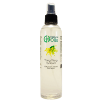 Ylang Ylang Hydrosol - 8 fl oz - Clear Plastic Bottle w/ Black Spray Cap - GreenHealth