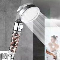 SimPure Filter Shower Head, High Pressure & Water Saving Handheld Shower, 3-Settings Filter Showerhead for Dry Hair & Skin SPA
