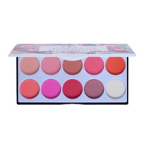 10 Colors Powder Blusher Cosmetics Powder Blush Palette Long-Lasting Contouring Blush Shades