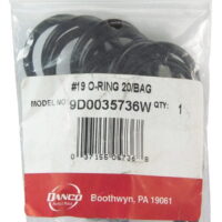 Danco  1.25 in. Dia. x 0.12 in. Dia. Rubber  O-Ring  20 pk