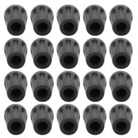 LHCER Walking Sticks Plastic Tips,20pcs/Pack Heavy Duty Rubber Walking Stick Tips Ferrule Protectors Cane End Tips,Walking Stick Ferrule Protectors