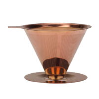 Pour Over Coffee Dripper Stainless Steel Slow Drip Coffee Filter Metal Cone Paperless Reusable Cup Coffee Maker