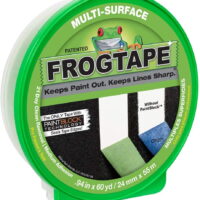 FrogTape 1358463 Multi-Surface Painting Tape, .94 Inches Wide x 60 Yards Long, Single Roll, Green