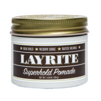 Layrite Superhold Hair Pomade for Men, 4.25 Oz