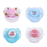 4 Pcs Reborn Doll Supplies Magnet Pacifiers Lifelike Reborn Baby Dolls Accessories Magnetic Nipples