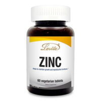 Lovita HVP chelated Zinc, 30mg, 60 vegetarian tablets  642415075213