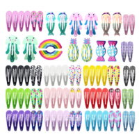Bangcool 84PCS Hair Clip Set Lovely Assorted Snap Barrette Hair Pin Hair Clip for Kids Baby Girls