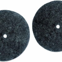 Koblenz Felt Buffing Pads With Plastic Retainers - 2 Pads 2 Retainers