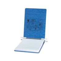 PRESSTEX Covers with Storage Hooks 2 Posts, 6" Capacity, 11 x 8.5, Light Blue