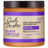 Carol's Daughter Black Vanilla Hair Mask Smoothie For Dry and Dull Hair, Shea Butter Softening Hair Treatment for Curly Natural Hair, 8 oz