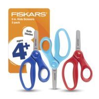 Fiskars Blunt-Tip Kids Scissors (5 In.) 3 Pack