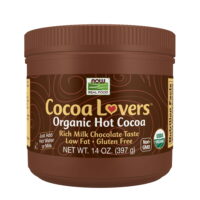 NOW Foods - NOW Real Food Cocoa Lovers Organic Hot Cocoa - 14 oz