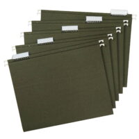 Pendaflex Hanging File Folders, Standard Green, Letter Size, 50 Per Box