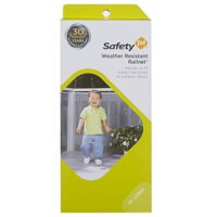 Safety 1st Kids Safety Railnet for Indoor Balconies and Outdoor Decks, Extends up to 10', White