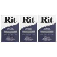 Rit All Purpose Powder Dye 1-1/8 oz Navy Blue, 3 Pack