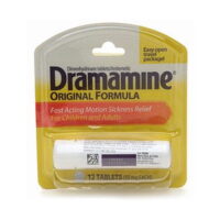 Dramamine Original Formula Fast Acting Motion Sickness Relief Tablets - 12 Ea, 3 Pack
