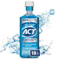 ACT Anticavity Fluoride Mouthwash With Zero Alcohol, Arctic Blast, 18 fl. oz