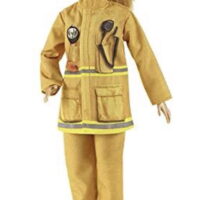 Barbie Firefighter Playset with Blonde Doll (12-in), Role-Play Clothing & Accessories: Extinguisher, Megaphone, Hydrant, Dalmatian Puppy, Great Gift for Ages 3 Years Old & Up