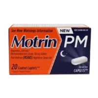 Product Of Motrin, Pm Pain/Fever Reducer, Count 1 - Medicine Cold/Sinus/Allergy / Grab Varieties & Flavors