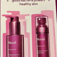 Murad Prebiotics Travel Set 4 In 1 Cleanser .17 oz & Multi Mist .14 oz Set