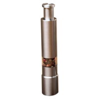 Clearance Sale Mijaution Stainless Steel Thumb Push Salt Pepper Spice Sauce Grinder Mill Muller Stick