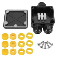 Aibecy Waterproof Outdoor External Electrical Junction Box Underground Cable Line Wires Power Cord Connector
