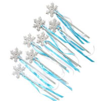 Butterfly Craze Ice Snowflake Birthday Party Favor Wand Set (8 Pieces Set)
