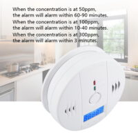 Tebru Household LCD Digital Carbon Monoxide Detector CO Alarm CO Sensor Monitor, CO Detector, CO Sensor
