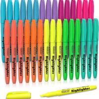 Highlighters, Shuttle Art 30 Pack Highlighters Assorted Colors, 10 Colors Chisel Tip Dry-Quickly Non-Toxic Highlighter Markers for Adults Kids Highlighting in the Home School Office