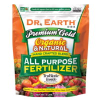 Dr. Earth Organic & Natural Premium Gold All Purpose Plant Food, 4-4-4 Fertilizer, 4 lbs