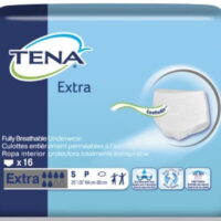 Tena Protective Underwear, Extra Absorbency Size Small Pk/16