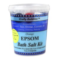 Crafty Bubbles Bath Salt Kit Epsom Orange