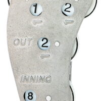 Markwort Stainless Steel Raised Letters 4-Dial Umpire Indicator