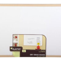 Quartet Dry-Erase Board, 17' x 23', Oak Finish Frame (35-380372Q)
