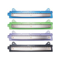 6-Sheet Binder Three-Hole Punch 1/4" Holes, Assorted Colors