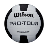 Wilson Pro Tour Indoor Volleyball, Black/White