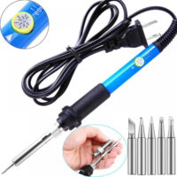 Altsales 60W 110V Electric Soldering Iron Gun Adjustable Temperature Welding Soldering Iron Tool Kit Set