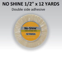 No Shine Tape 1/2 inch X 12 yard roll Double Side Adhesive