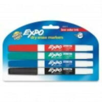 2Pc Expo Dry Erase Markers - 4 Pack
