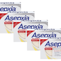 Asepxia Neutral Deep Cleansing Gentle Care Bar Soap, Acne Treatment, Value 5 Pack, 4 oz