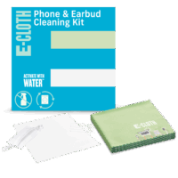 E-Cloth Phone & Earbud Cleaning Kit, Premium Microfibers for Smartphone, Tablets, Airpods and Earbuds