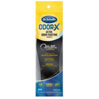 Dr. Scholl's Odor-X Odor-Fighting Insoles (Unisex) Inserts With Activated Charcoal for All-Day Odor Protection