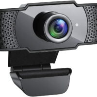 SUGIFT Webcam with Microphone, Webcam 1080P HD USB Computer Webcam Plug and Play