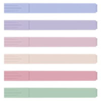 Highlighters Pen, Assorted Pastel Colors Chisel Tip, Aesthetic Highlighter Marker Set, Water Based, No Bleed for Journal Bible Planner Notes Adults Kids Students Office School Supplies( 6 Cool Color)
