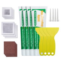 Wall Mending Agent, 4 Packs Wall Spackle Repair Paste Kit Quickly Fix for Crack Wall Easy to Fill Holes Home Plaster Self-Adhesive Repair Drywall Putty