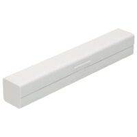 Plastic Wrap Dispenser with Slicer Food Freshness Cling Film Storage Box Kitchen Gadget, Beige