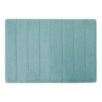 Bath Mat Woven Memory Foam Aqua